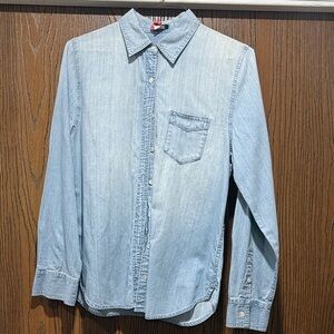 J. Crew Light Blue Casual Button Down Shirt